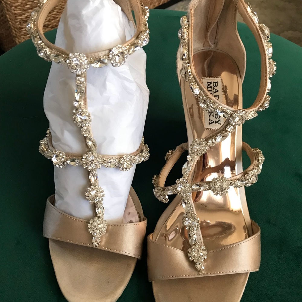 Badgley Mischka Tabby Wedding Shoes - 7.5